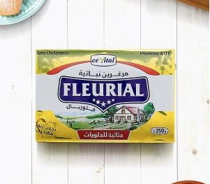 Margarine de Table FLEURIAL Plaquette 250GR