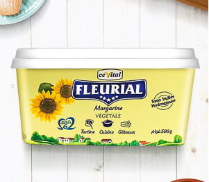 Margarine de Table FLEURIAL Barquette 500GR
