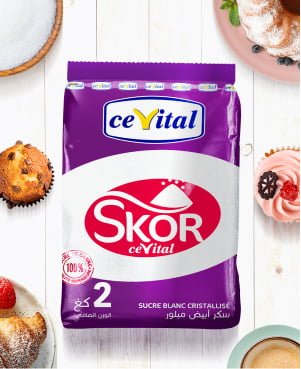 Sucre Blanc en Poudre 2KG
